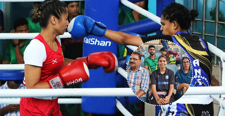 আফরাকে হারিয়ে চ্যাম্পিয়ন জিনাত, বোনকে উৎসাহ দিতে গ্যালারিতে আফঈদা