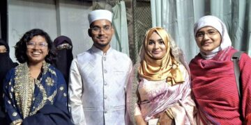 জাতীয় নাগরিক পার্টির জ্যেষ্ঠ নেতা আবদুল হান্নান মাসউদ ও শ্যামলী সুলতানা জেদনীর ঘরোয়া আয়োজনে বিবাহ সম্পন্ন